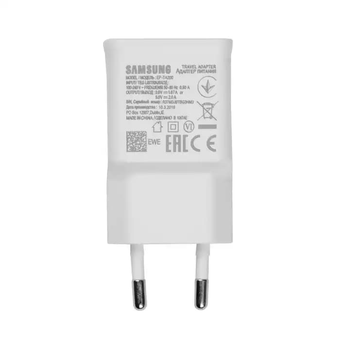 شارژر دیواری 15W USB سامسونگ اورجینال مدل S10 EP-TA200 - یزد موبایل