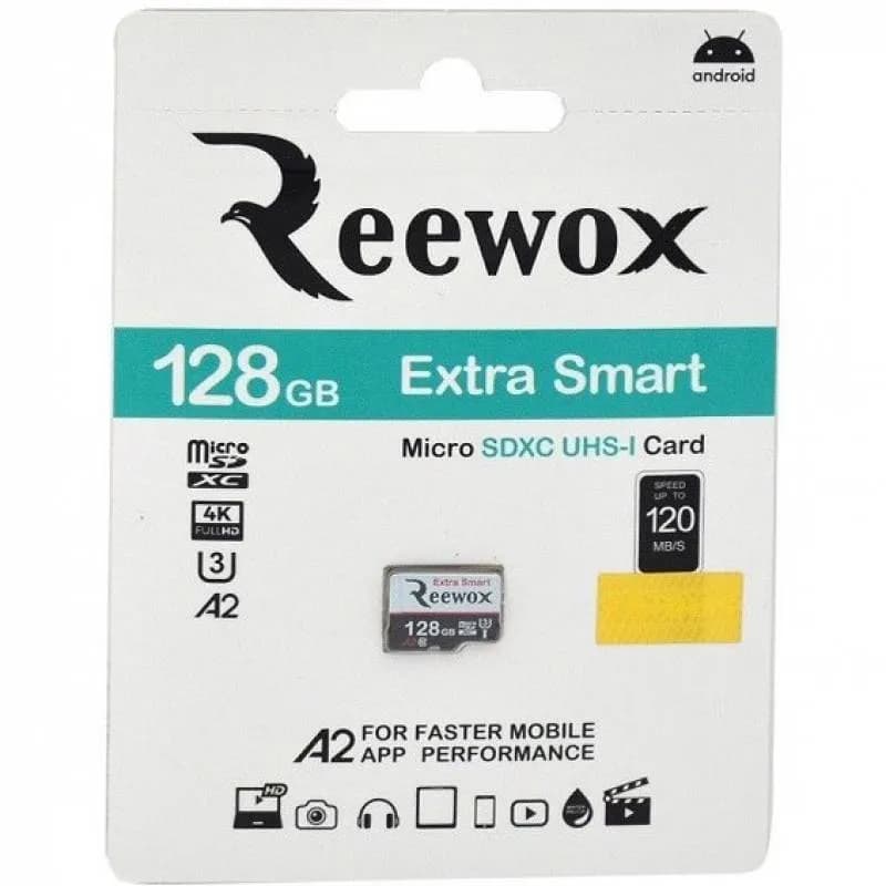 کارت حافظه microSDXC ریووکس مدل Extra Smart A2 کلاس 10 استاندارد UHS-I U3 ظرفیت 128 گیگابایت - تصویر 1
