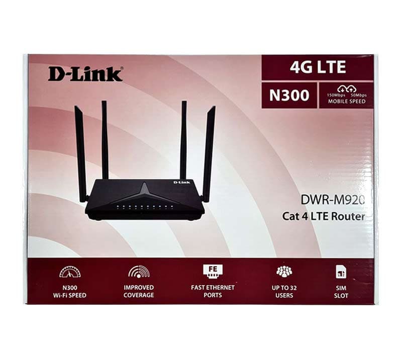 مودم روتر بی سیم LTE دی-لینک مدل DWR-M920 - یزد موبایل