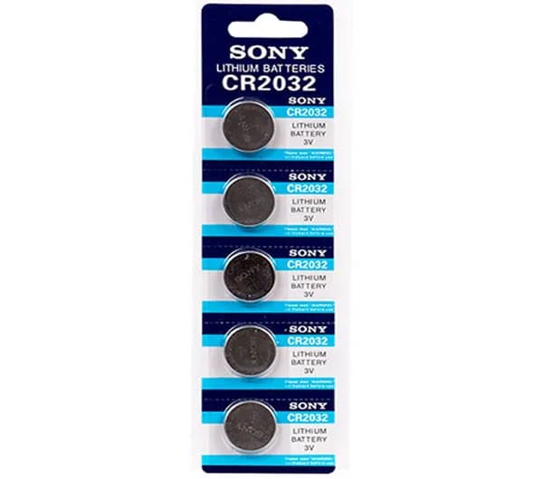 باتری سکه ای سونی مدل CR2032 بسته 5 عددی - تصویر 1