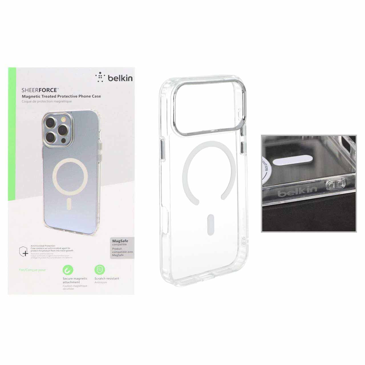 قاب belkin شفاف Magsafe مدل Apple iPhone 17PRO MAX - تصویر 1