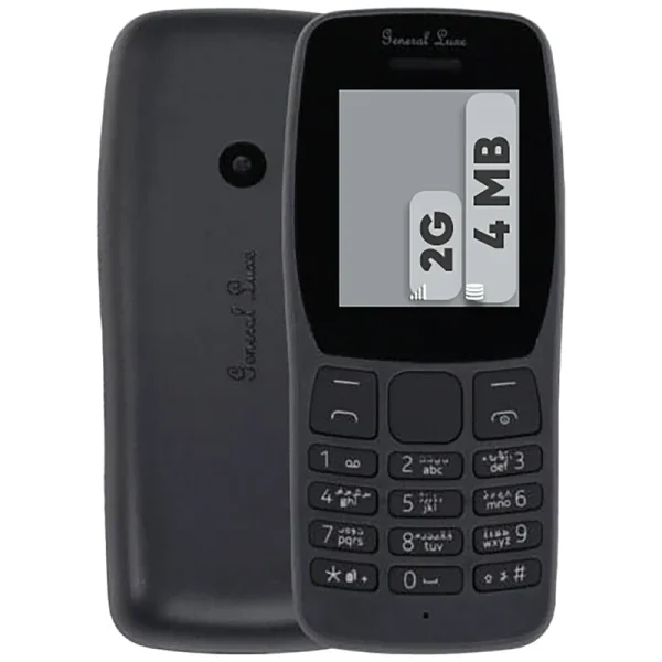 گوشی جنرال لوکس 110 رجیسترشده دو سیم‌کارت 4 مگابایت