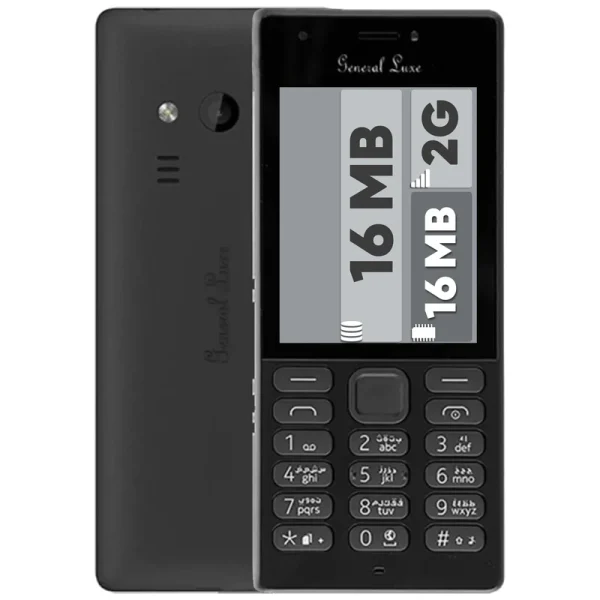 گوشی جنرال لوکس 216 رجیسترشده دو سیم‌کارت 16 مگابایت با رم 16 مگابایت