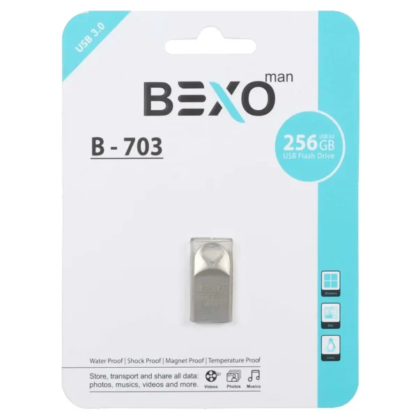 فلش مموری بکسو مدل B-703 USB3.0 ظرفیت 256 گیگابایت
